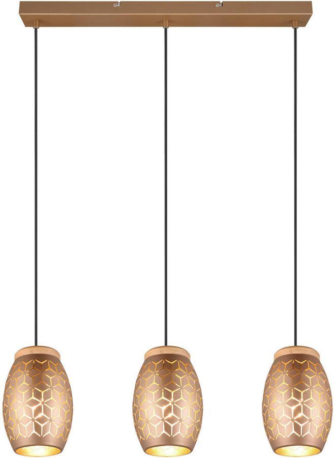 REALITY BIDAR Hanglamp Mokka excl. 3x E27 4 W