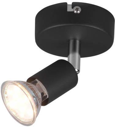 REALITY PARIS Spot Zwart mat excl. 1x GU10 3 W