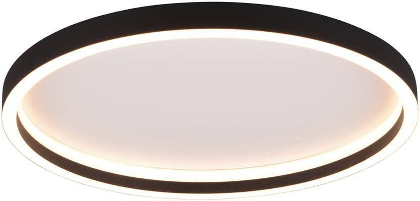 REALITY ROTONDA Plafondlamp Zwart mat incl. 1x SMD 20 W