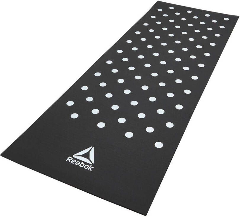 Reebok yogamat 7 mm zwart wit