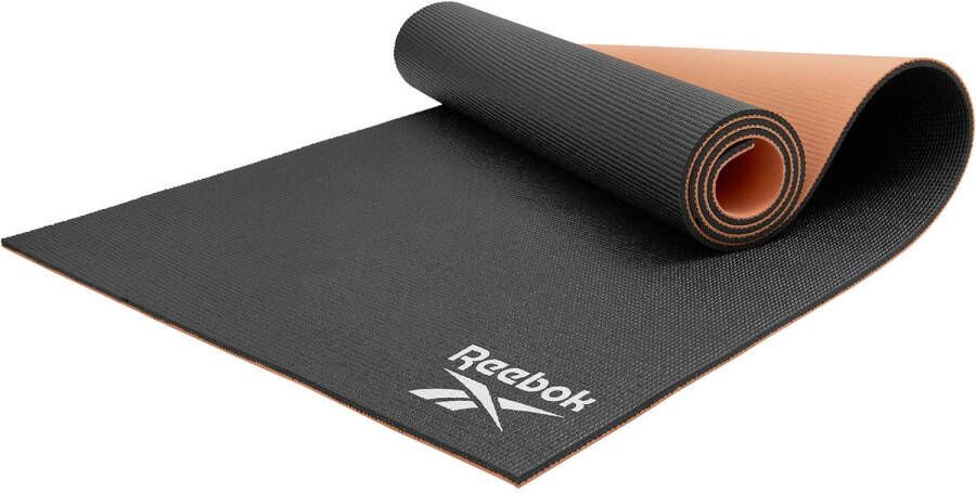 Reebok yogamat 6mm oranje zwart