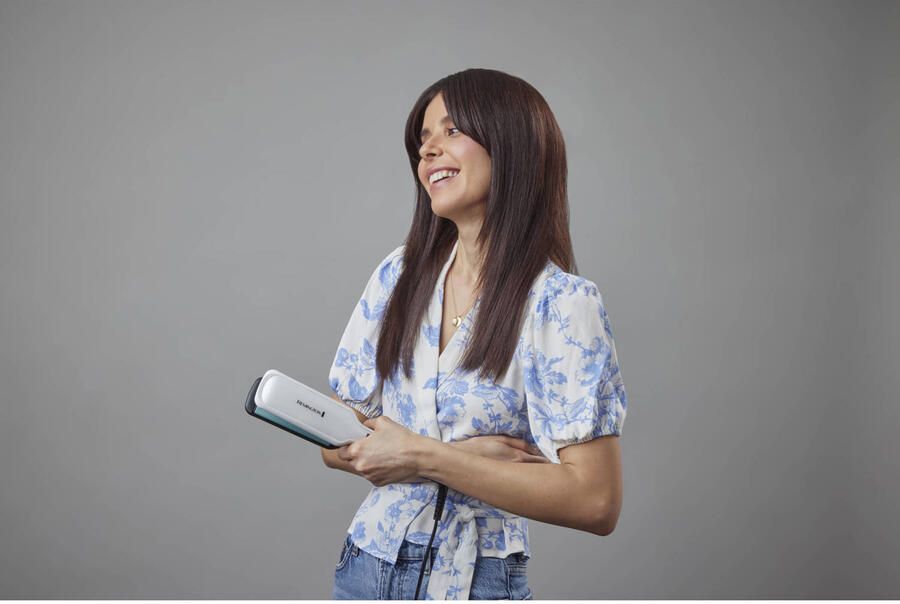 Remington S8550 Shine Therapy Brede platen voor dik en lang haar Stijltang