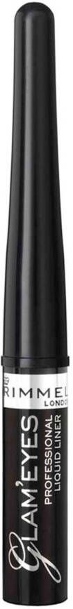 Rimmel London Glam'Eyes Professional Liquid eyeliner 001 Black Glamour