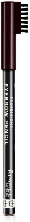 Rimmel London Professional wenkbrauwpotlood 004 Black Brown