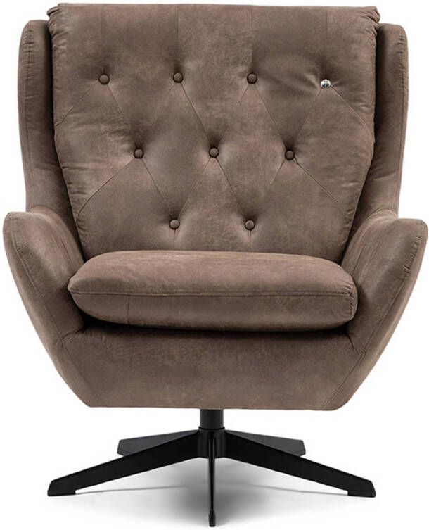 Rivièra Maison Riviera Maison The Statesman Armchair Pel Coffee 87.0x82.0x94.0 cm