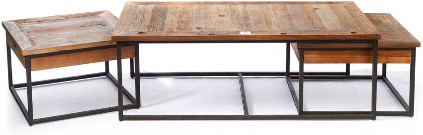 Riviera Maison salontafel Shelter Island (set van 3)