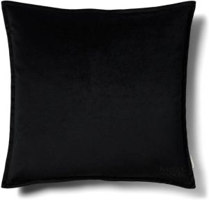 Rivièra Maison Riviera Maison Kussensloop RM Velvet Zwart 60x60 cm