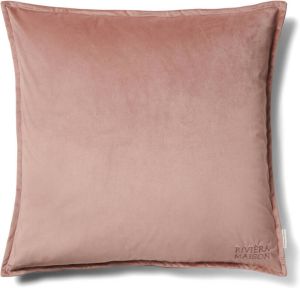 Riviera Maison Kussenhoes 60x60 RM Velvet Pillow Cover Roze 60x60 cm