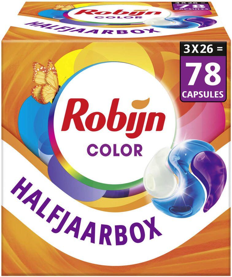 Robijn Classics Color 3-in-1 Wascapsules 3 x 26 wasbeurten 78 wasbeurten