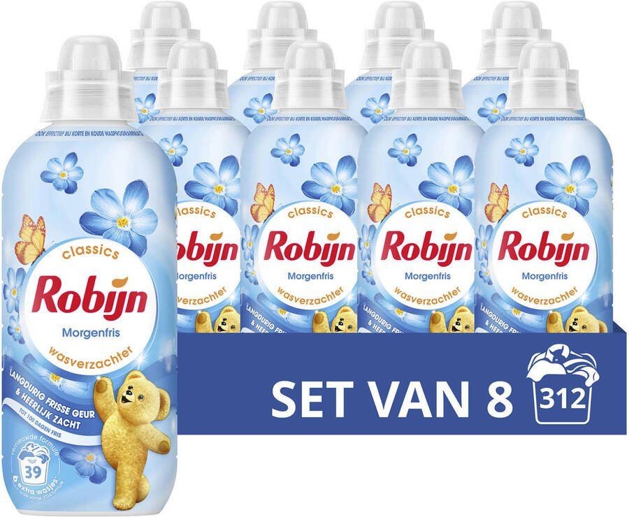Robijn Classics Morgenfris Wasverzachter 8 x 39 wasbeurten 312 wasbeurten