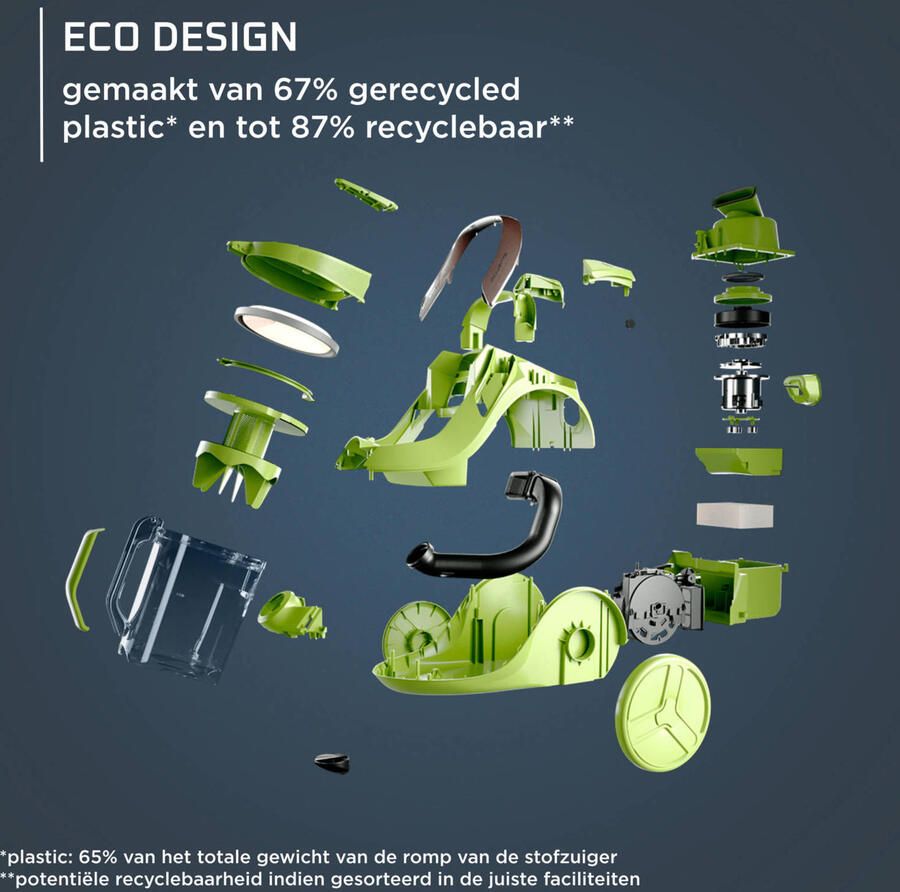 Rowenta Green Force Cyclonic Effitech RO7C36 | Sledestofzuigers | 3221616107298 - Foto 4