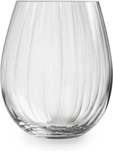 Royal Leerdam waterglas Plissé (set van 4)