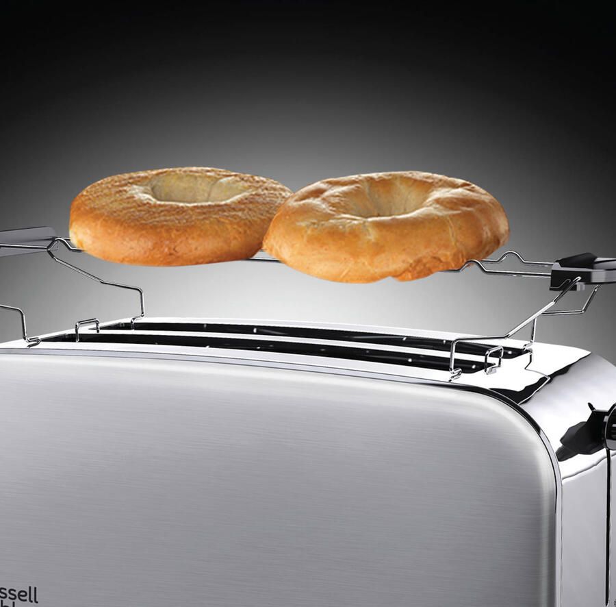 Russell Hobbs Adventure Brushed Long Slot 4S 23610-56 | Broodroosters | Keuken&Koken Keukenapparaten | 23610-56 - Foto 3