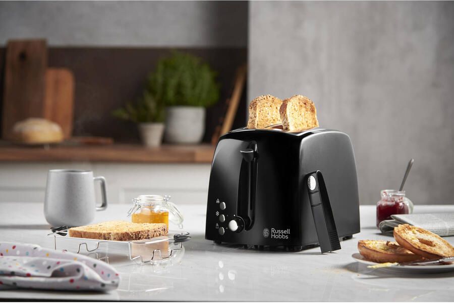 Russell Hobbs Textures Plus+ broodrooster zwart 22601-56 - Foto 3