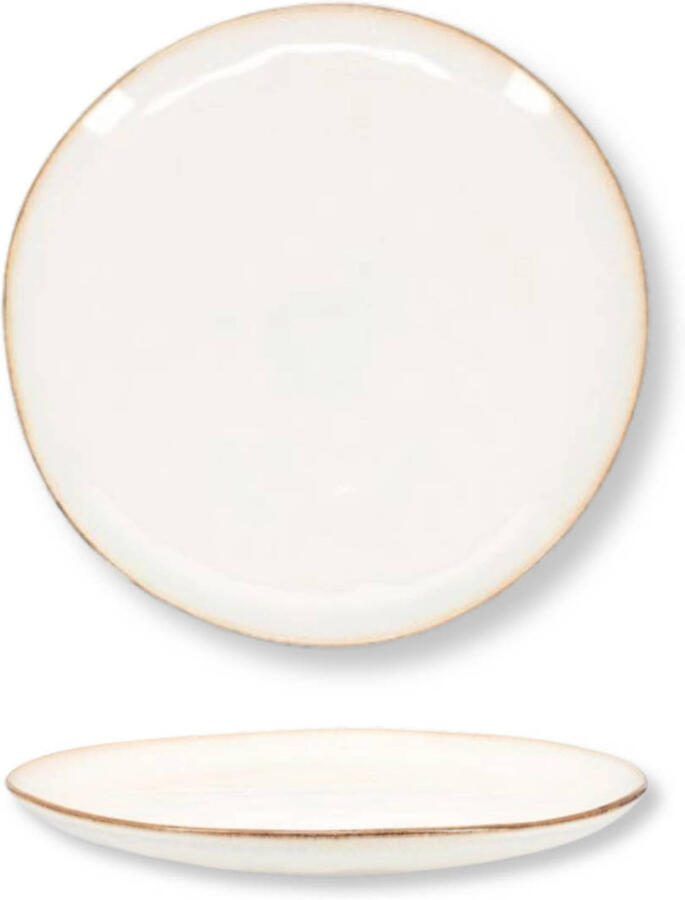 Salt & Pepper Dinerborden Artisan Wit ø 28 cm 4 Stuks