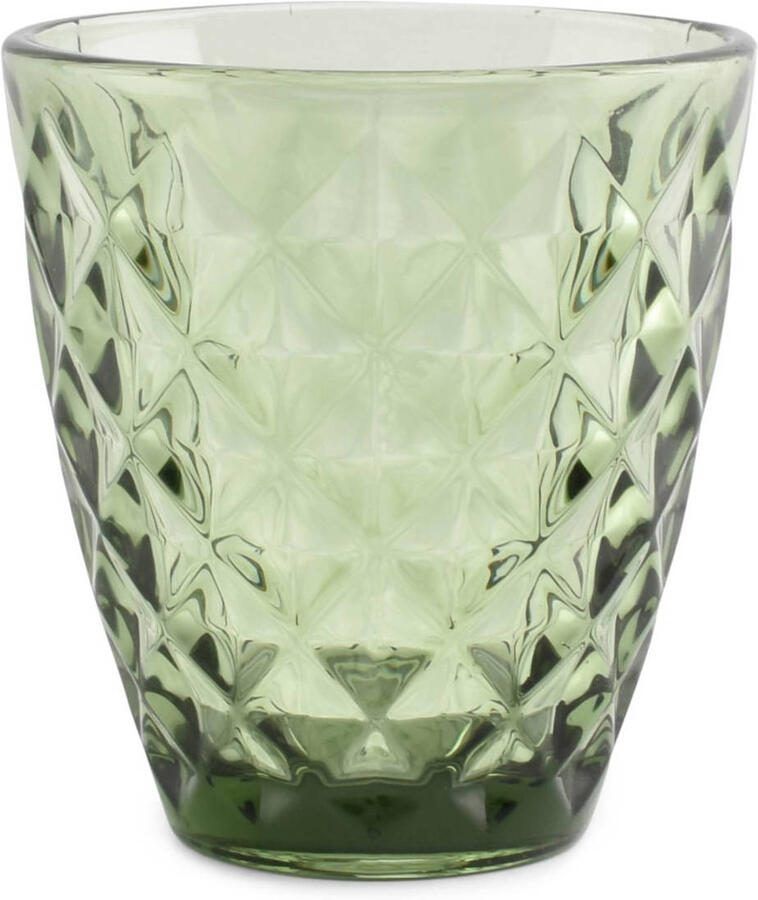 Salt & Pepper glas (220ml) groen Prisma (set van 4)