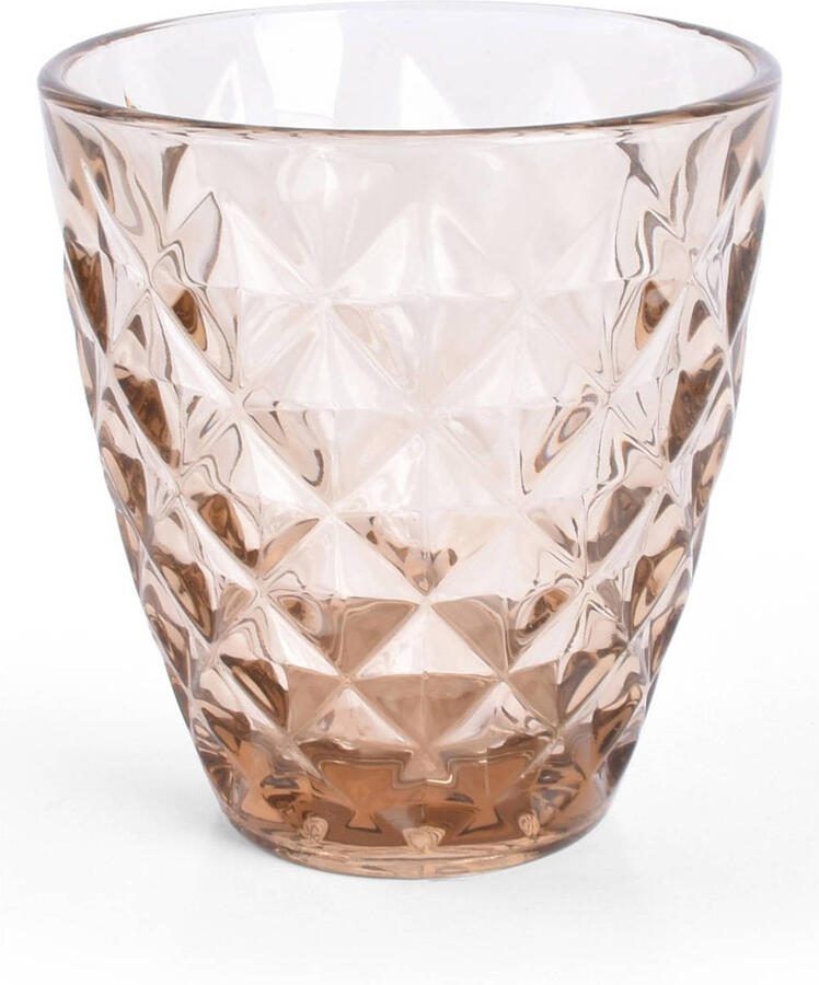 Salt & Pepper glas (220ml) oker Prisma (set van 4)