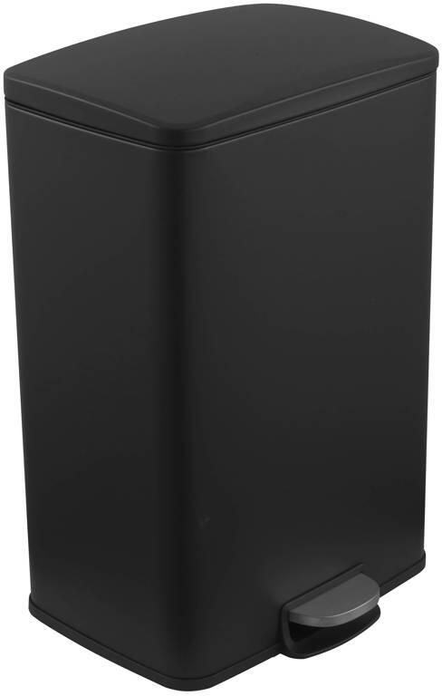 Salt & Pepper pedaalemmer (50L) (42x37x63cm) zwart Dust