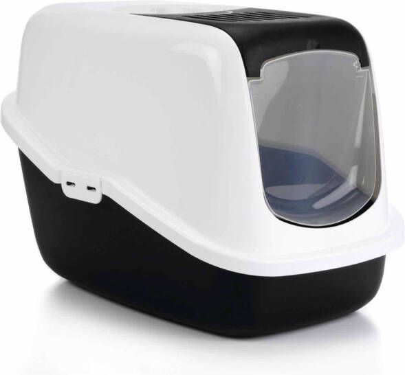 Beeztees Savic Nestor Kattenbak 56x39x39 cm Zwart Wit