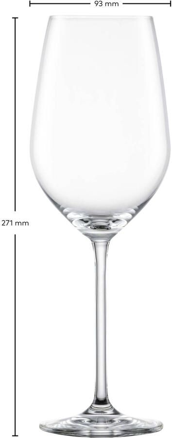 Schott Zwiesel Bordeauxglazen Fortissimo 650 ml 4 stuks - Foto 3