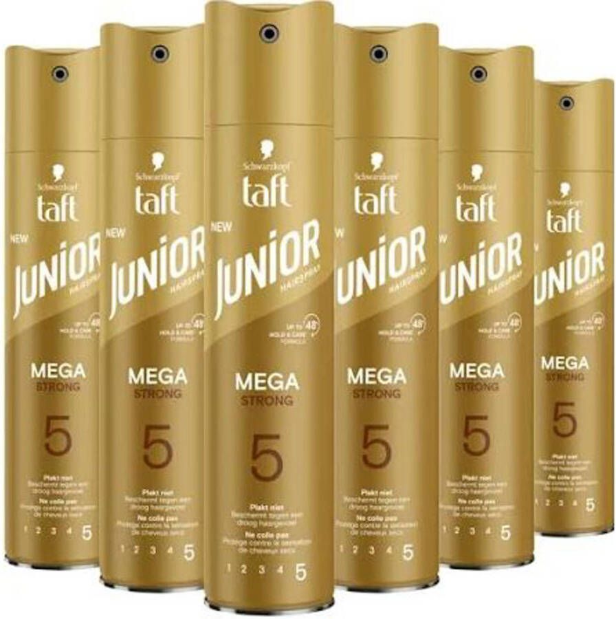 Schwarzkopf Junior Hairspray Mega Strong 6 x 250 ml