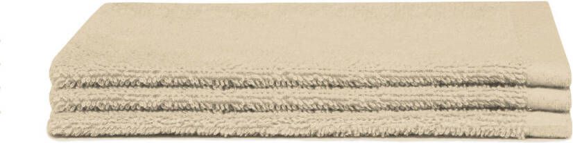 Seahorse washand Pure light sand (3 stuks) (21x16 cm)