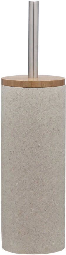 Sealskin toiletborstel met houder Grace polyresin zand