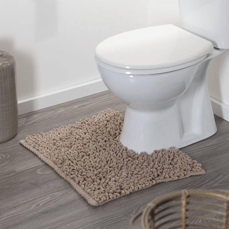 Sealskin Toiletmat Twist 45x55 cm zandkleurig 294645065
