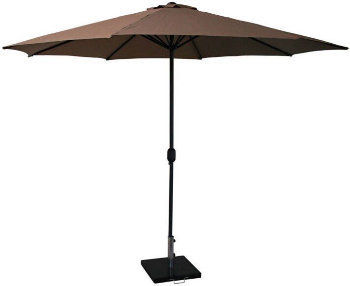 SenS-Line Salou Parasol Taupe Ø300 Cm Grijs - Foto 3