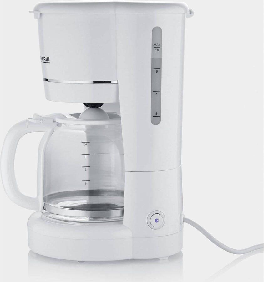 Severin KA 4323 Filter-koffiezetapparaat met afwasbaar permanent filter 900 Watt Wit - Foto 4