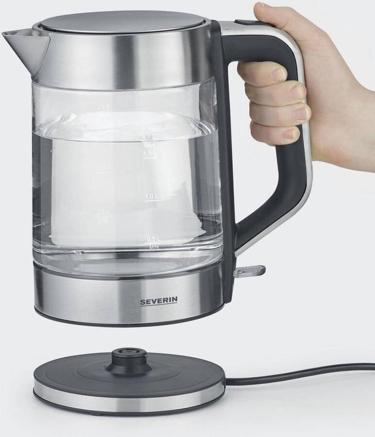 Severin Glazen waterkoker WK 3420 1 7 liter - Foto 4