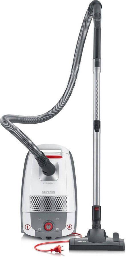 Severin BC7047 Stofzuiger met zak Wit