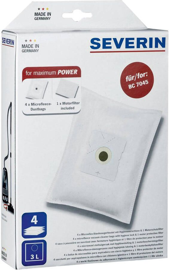 Severin stofzuigerzakken SB 7218 5 stuks