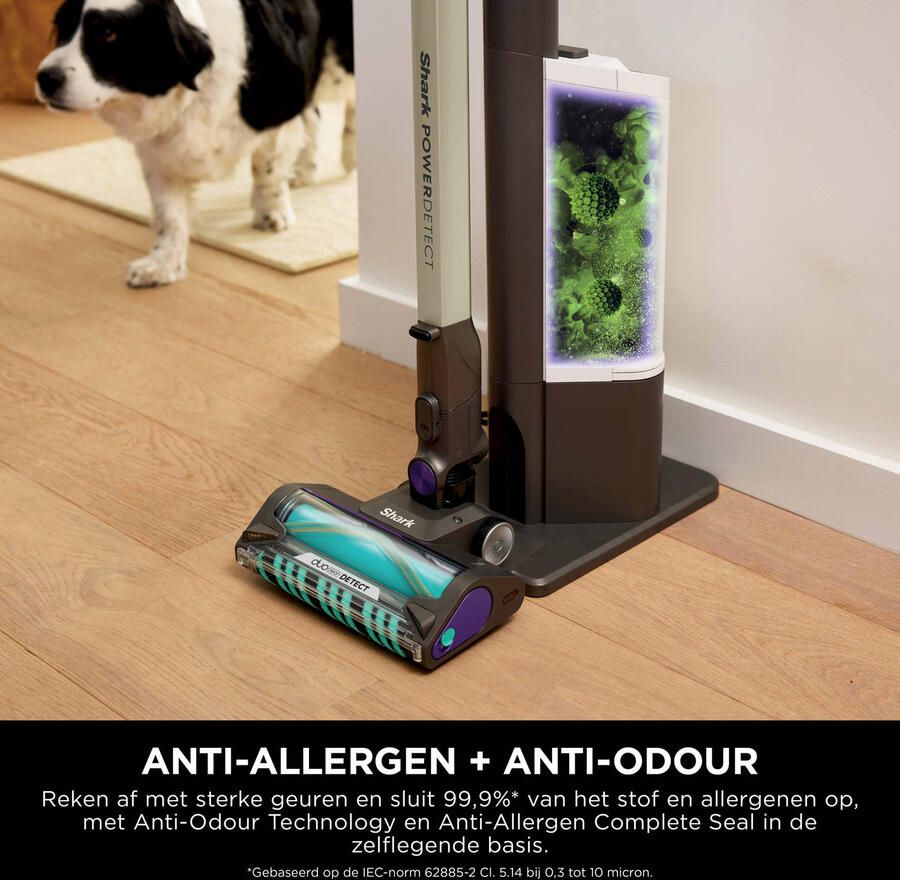 Shark PowerDetect Clean & Empty draadloze steelstofzuiger incl dierenharenborstel - Foto 5