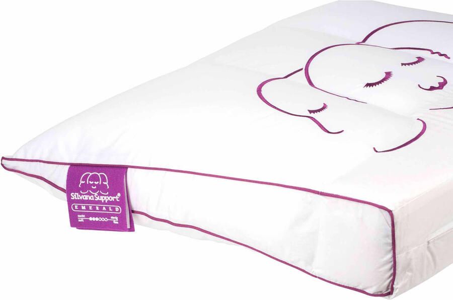 Silvana synthetisch hoofdkussen medium zacht (Support Paars) (60x70 cm) - Foto 2