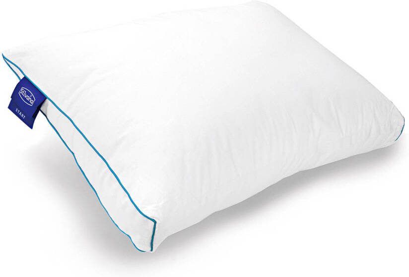 Silvana Start synthetisch zacht hoofdkussen 100% gesiliconiseerde holle polyester vezel Wit
