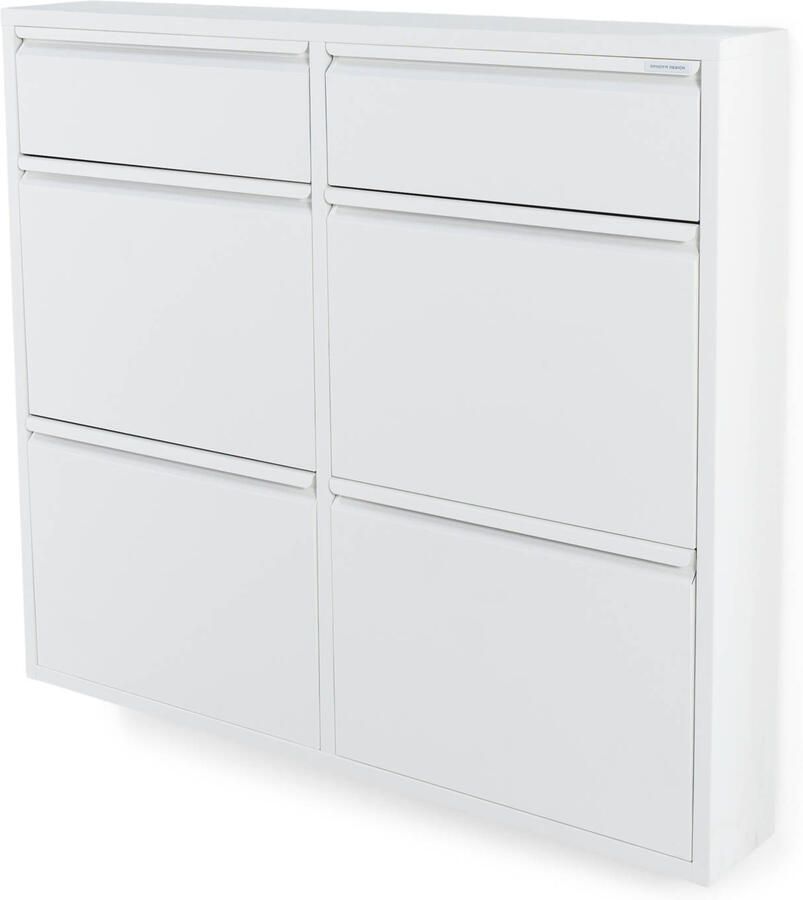 Spinder Design BILLY 6 Schoenenkast Wit - Foto 6