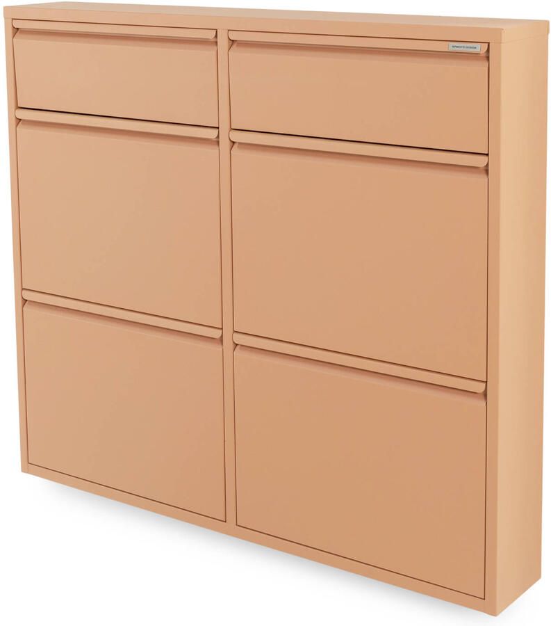 Spinder Design Billy 6 Schoenenkast Clay Terra - Foto 6