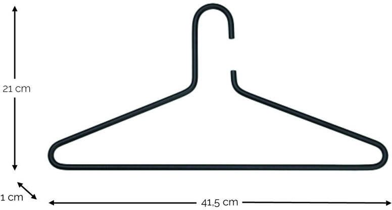 Spinder Design SENZA 6 Kledinghangers (set van 3 stuks) RVS - Foto 3