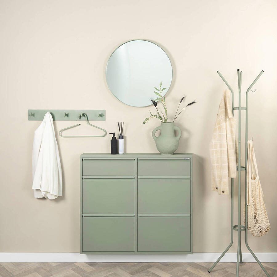 Spinder Design Billy 6 Schoenenkast Dusty Green - Foto 4
