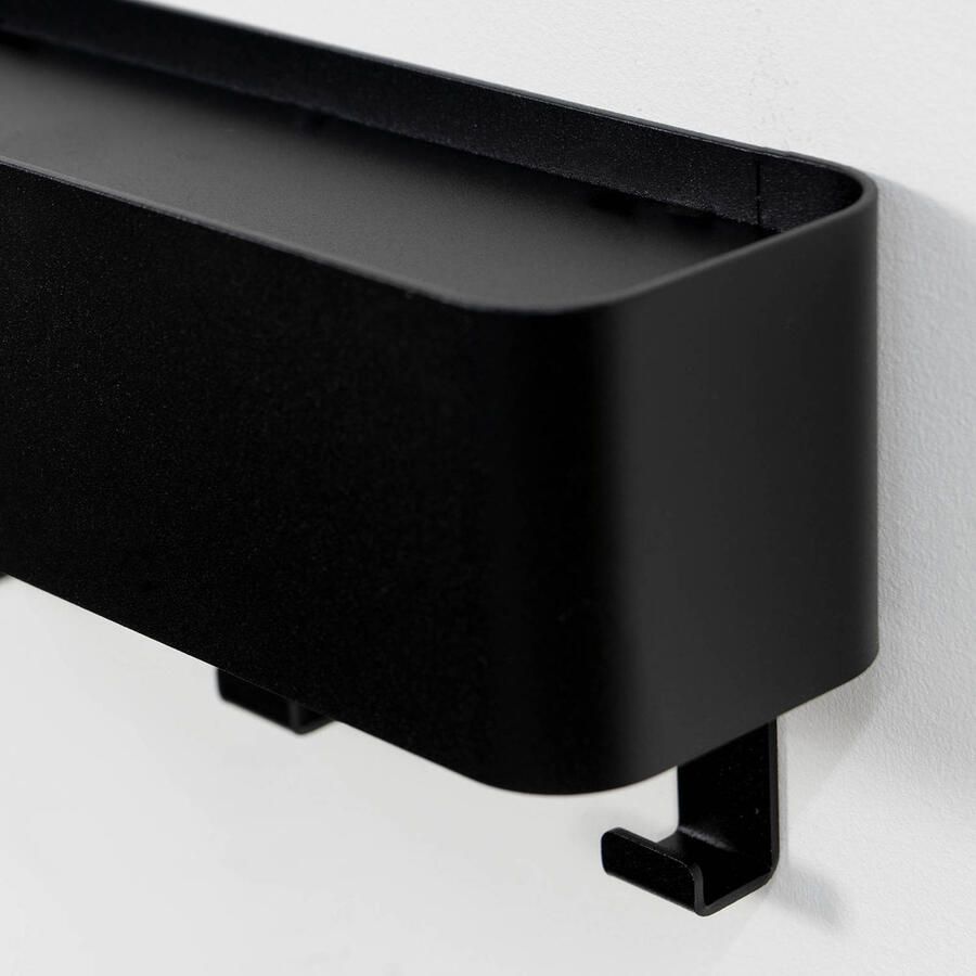 Spinder Design Dax Play Wandkapstok met 7 haken 72x7 5x12 cm Zwart - Foto 3