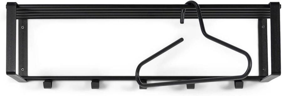 Spinder Design Rex 2 Wandkapstok met 5 haken 70x29x19 cm Zwart - Foto 4