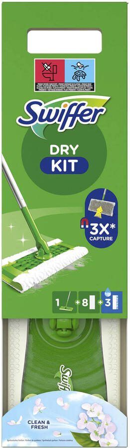 Swiffer Vloerreiniger Startset Met 1 Vloerreiniger 8 Droge En 3 Vochtige Vloerdoekjes Navullingen - Foto 3