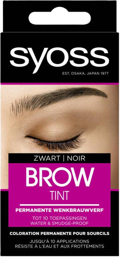 Syoss Browtint wenkbrauwverf Black