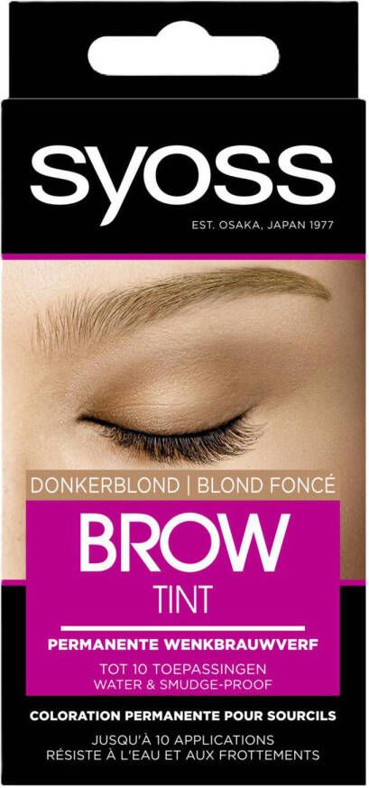 Syoss Browtint wenkbrauwverf Donkerblond