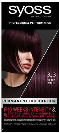 Syoss Color baseline 3-3 Trendy Violet 1 stuks