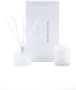 Ted Sparks Gift Set Geurkaars & Geurstokjes Diffuser Fresh Linen - Thumbnail 2