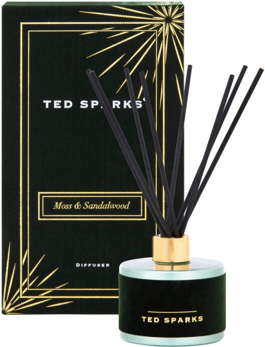 Ted Sparks geurstokjes Moss & Sandalwood (200 ml)