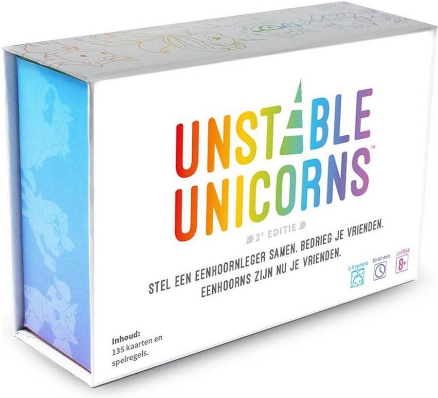 TeeTurtle Unstable Unicorns Nederlandstalig Kaartspel - Foto 2