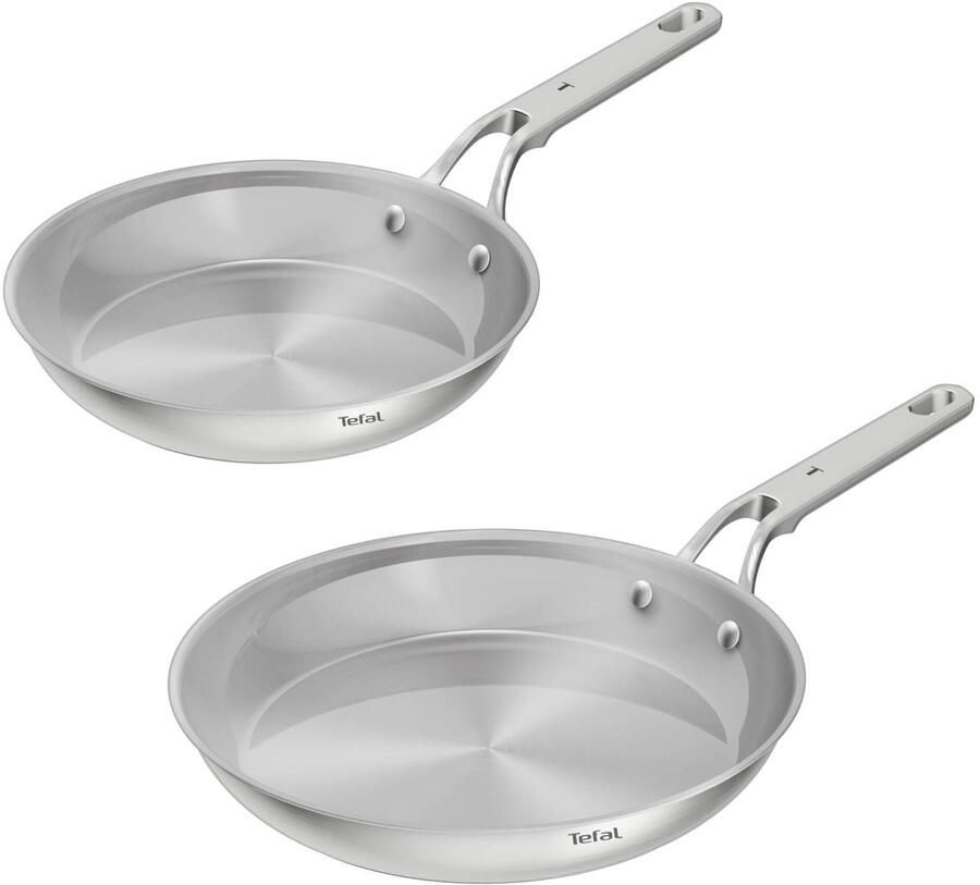 Tefal Extreme Uncoated koekenpannenset (set van 2)